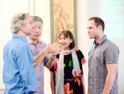 Ludmila Bendová, Wang Fuyin, Vladimír Ando a Václav Lukeš